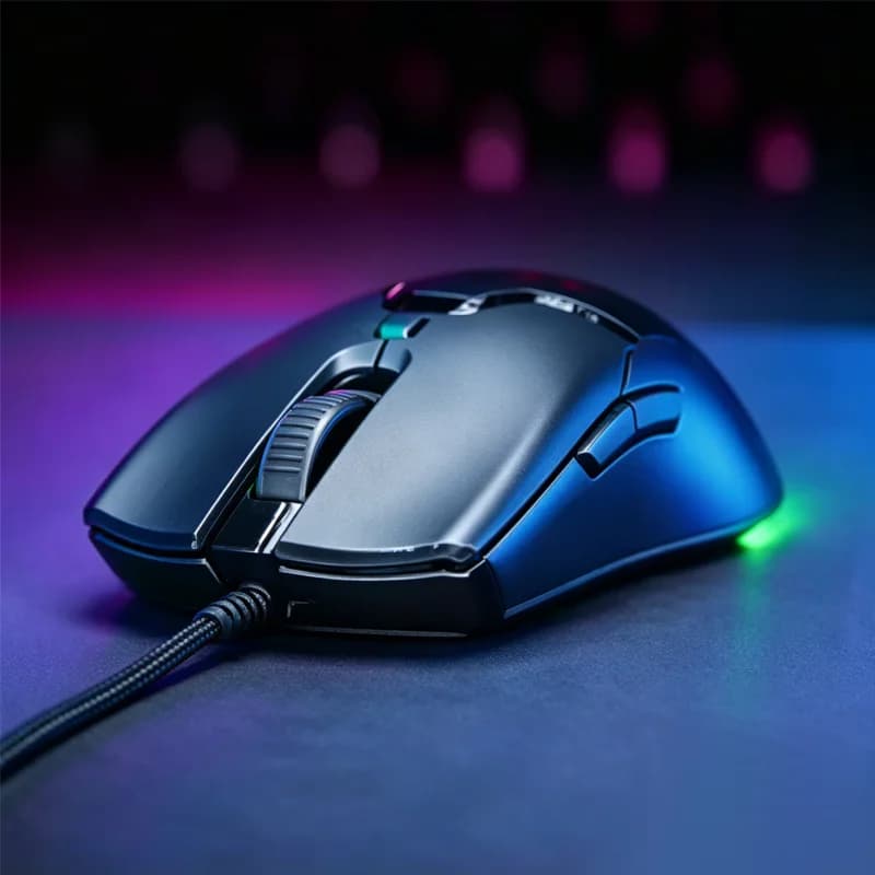 ماوس ألعاب Razer Viper Mini بتصميم خفيف للغاية، إضاءة RGB CHROMA، مستشعر بصري 8500 DPI، مخصص للاعبين - 4