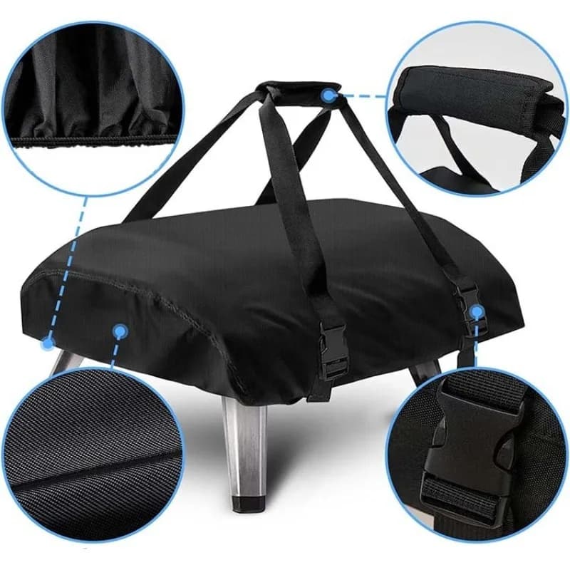 Outdoor Pizza Oven Cover Handheld Convenient Gas Oven 210D Oxford Dustproof and Waterproof Cover - 2