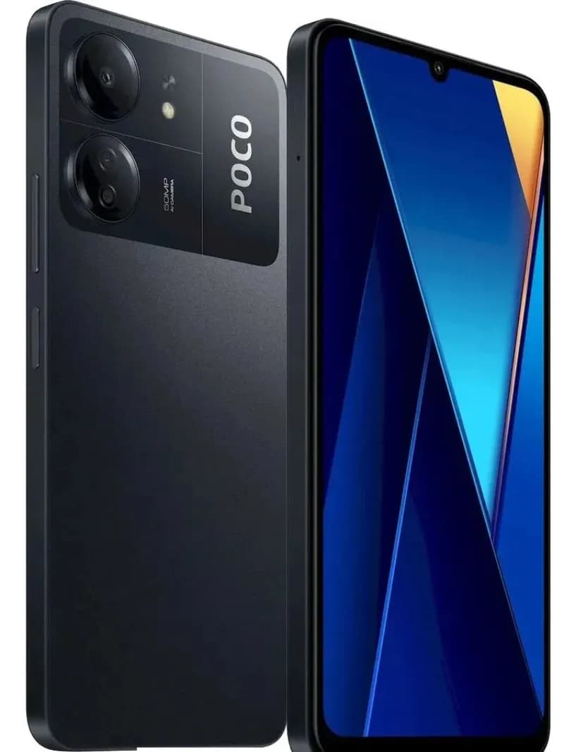 هاتف Xiaomi POCO C65، ذاكرة وصول عشوائي 8 جيجابايت + ذاكرة داخلية 256 جيجابايت، شاشة سلسة بمعدل تحديث 90 هرتز، كاميرا فائقة الوضوح 50 ميجابكسل، بطارية 5000 مللي أمبير في الساعة، NFC، هاتف بشريحتين - 6