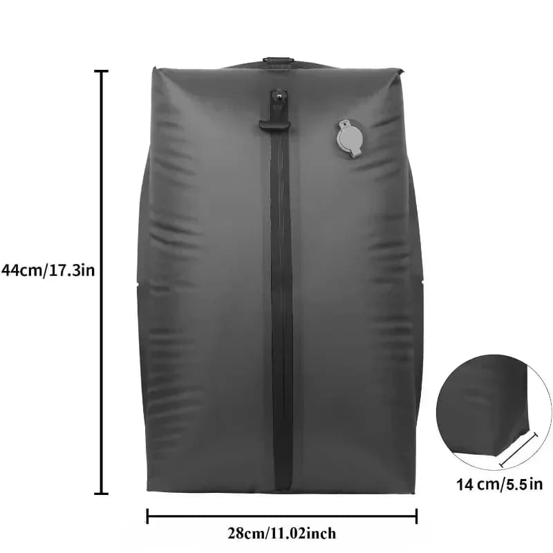17L Vacuum Compression Bag with Air Pump Reusable Travel Storage Bag Outdoor Compression Backpack Luggage Bag - 5