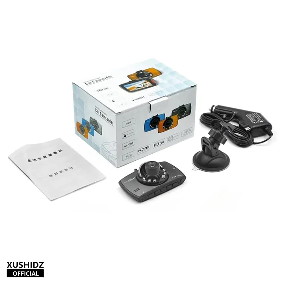 كاميرا XUSHIDZ 1080P للسيارة، رؤية ليلية، مسجل فيديو للمركبة، تسجيل حلقي، فعالة من حيث التكلفة Q02 - 6
