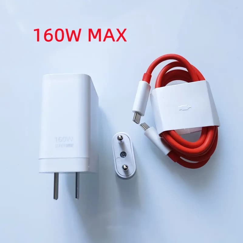 New Oneplus 160W EU US Charger Fast SuperVooc 10A USB C To USB C PD Cable For 1+ 12 11 10 Ace 2 10 9 Pro 11R 10T 9RT Nord/ Pad