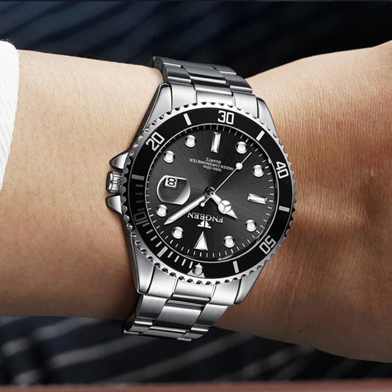 BINBOND Top Brand Luxury Fashion Diver Watch Men 30M Waterproof Date Clock Sport Watches Men Quartz Wristwatch Relogio Masculino - 5
