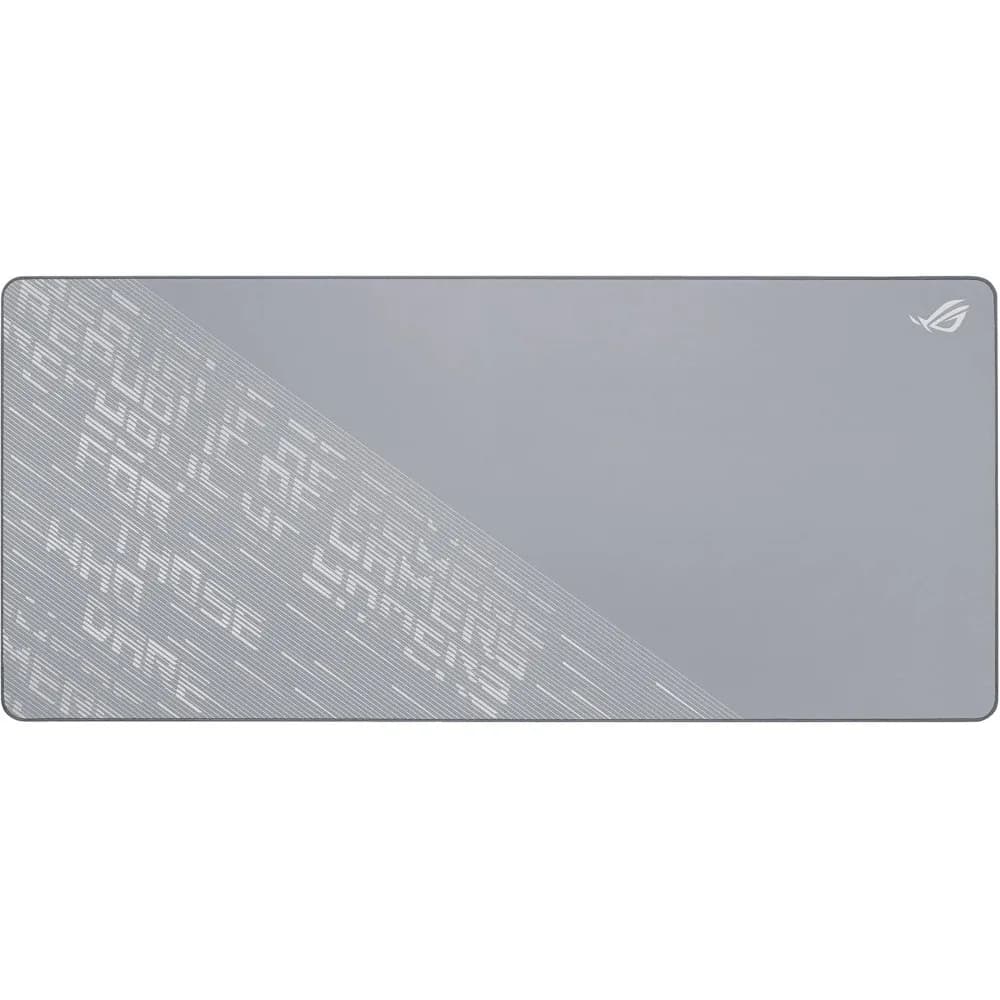 ASUS ROG Scabbard II Arctic Gray Gaming Mouse Pad Soft Cloth Surface Water/Oil/Dust-Resistant, Anti-Fray Edges, Non-Slip Base