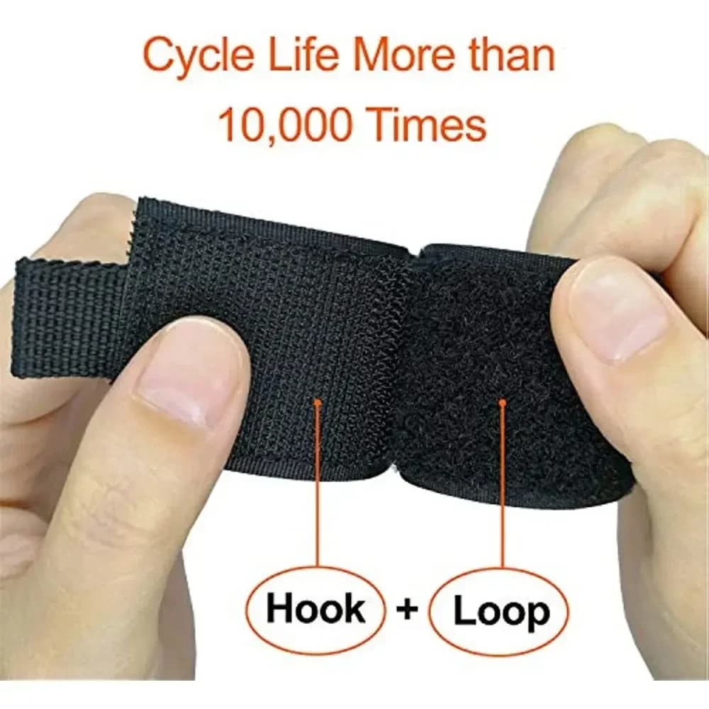 1/5 pcs Car Cord Organizer Holder Triangle Buckle Power Storager Wire Manager Nylon Heavy Storage Straps For Cables And Hoses - 3