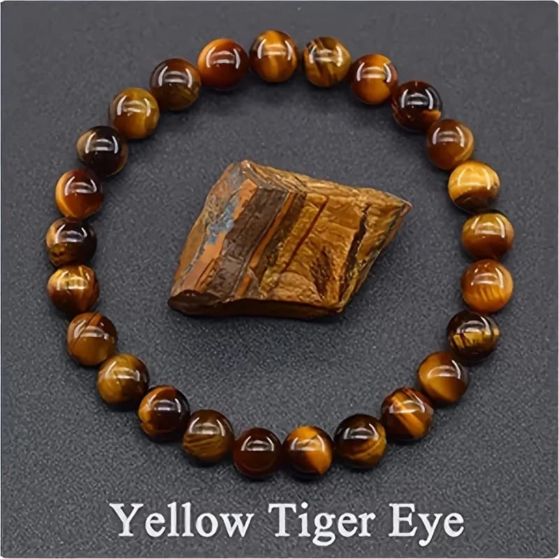6/8mm Reiki Blue Apatite Bead Bracelet Men Women Natural Stone Blood Circulation Stimulate Enthusiasm Health Care Couple Jewelry - 4