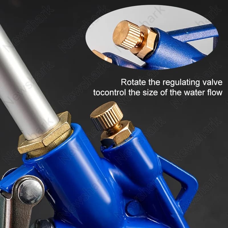 أداة تعمل بالهواء المضغوط محرك مدفع المياه أداة السيارة إصلاح تنظيف المياه بندقية عالية الصحافة محرك السيارة تدور النفط بندقية - 4