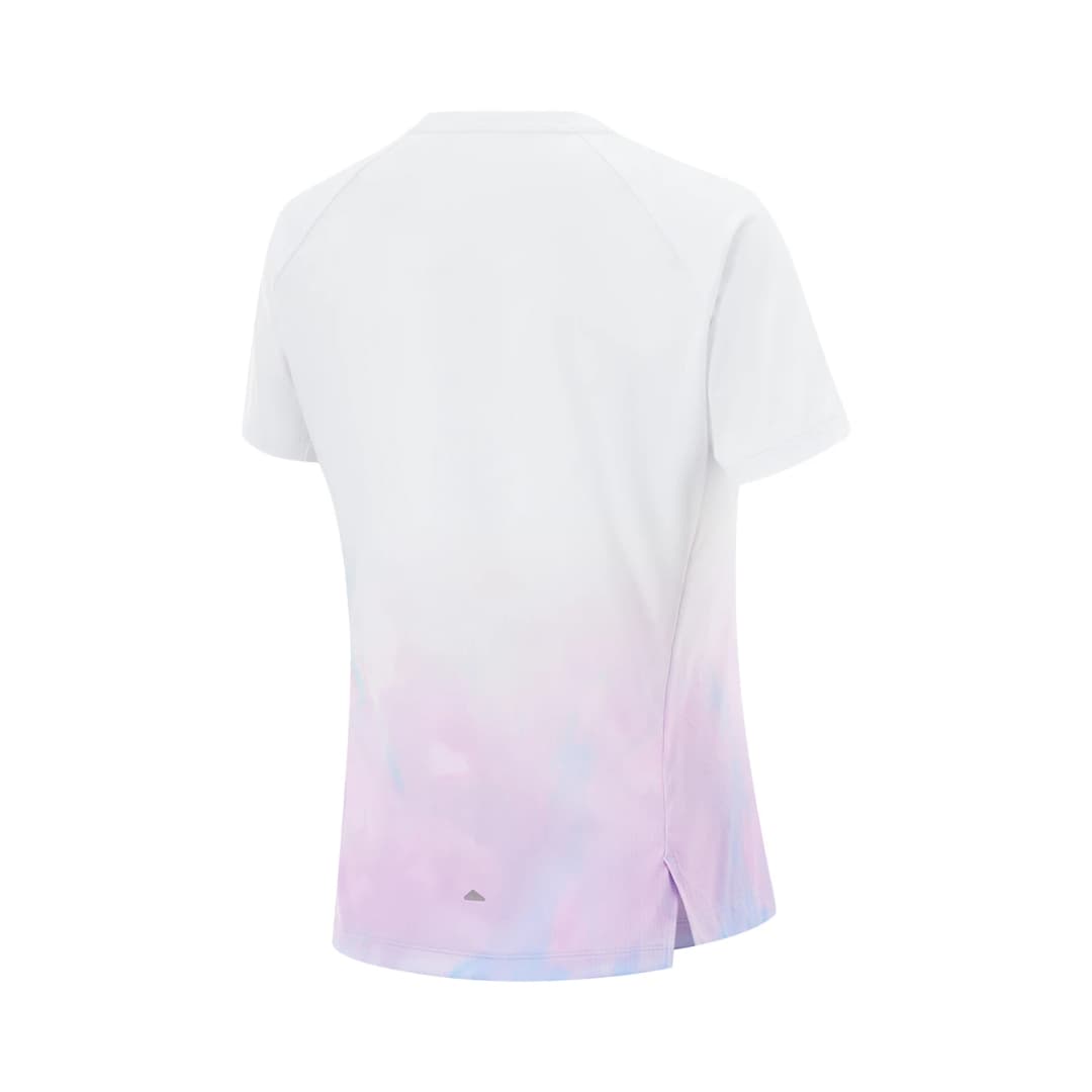 Li-Ning Women's Running Sports T-Shirt Regular Fit 100%Polyester Breathable Reflective LiNing Short Sleeve Tee Tops ATSV530 - 5