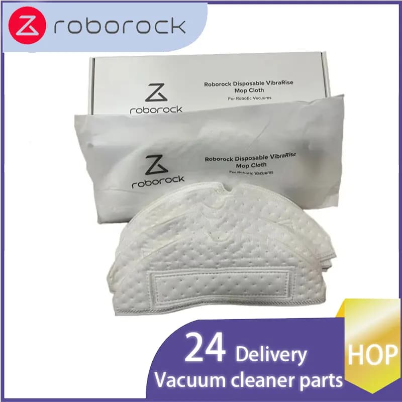 مناديل تنظيف جديدة قابلة للتصرف أصلية من Roborock S7 T7S T7S Plus S70 S75 S7Max S7MaxV G10 لجهاز تنظيف الروبوت