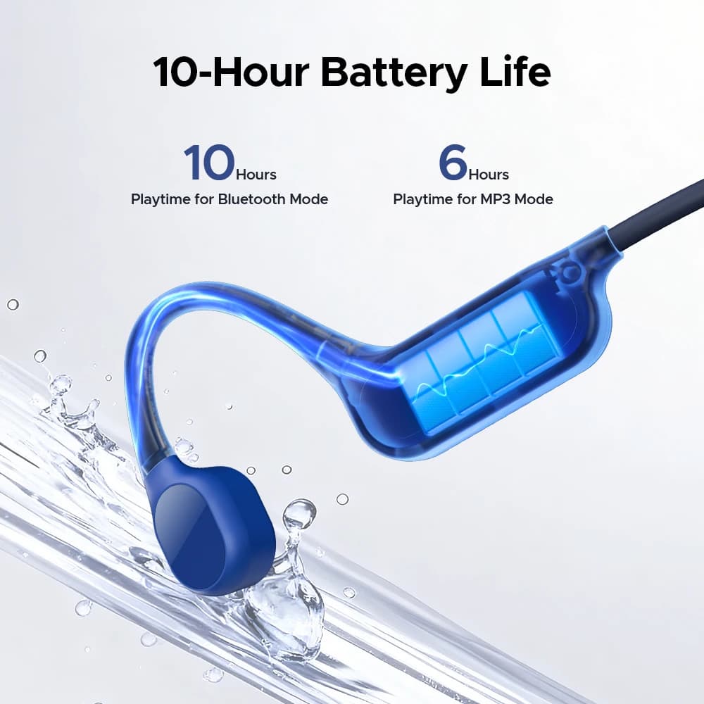 DOOGEE BoneBeat Swim Lite Bone Conduction Headphones Bluetooth 5.4 10 Hours Battery Life IP68 Waterproof Sports Headphones - 5