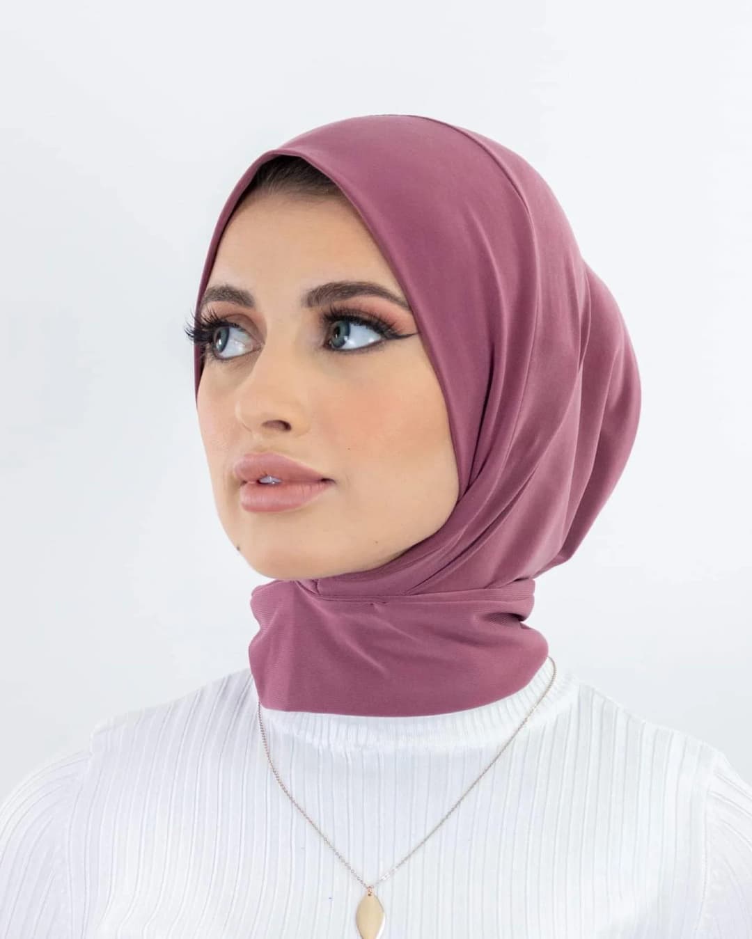 Ready To Wear Full Cover Inner Instant Hijab Premium Quality Jersey Scarf With Tie Back Buttons Muslim Women Turban Caps - 3