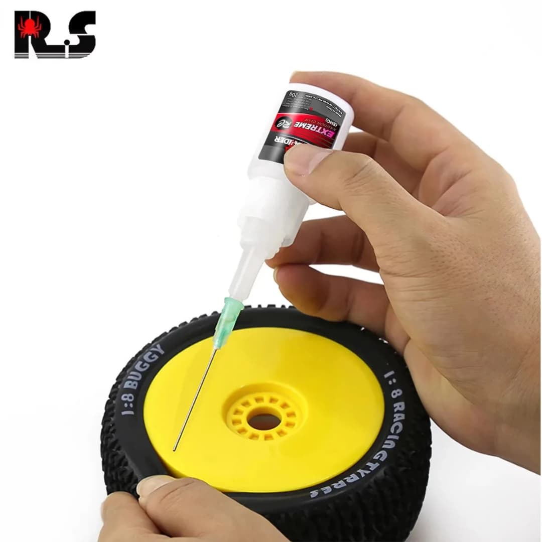 RC Car Model Dedicated Tire Glue Instant Adhesive Strong Racing Off-Toad Bigfoot Buggy Universal 20g - 2