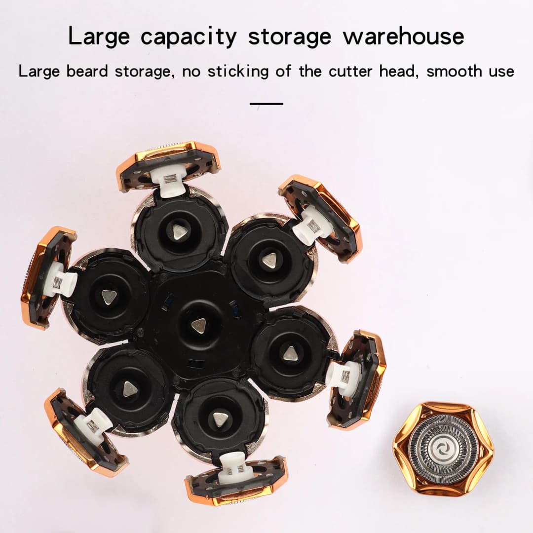 شفرة عالية الجودة 3/4/5/6/7/8/9D رأس عائم مقاوم للماء من الفولاذ المقاوم للصدأ ماكينة حلاقة كهربائية للرجال شفرة استبدال - 4