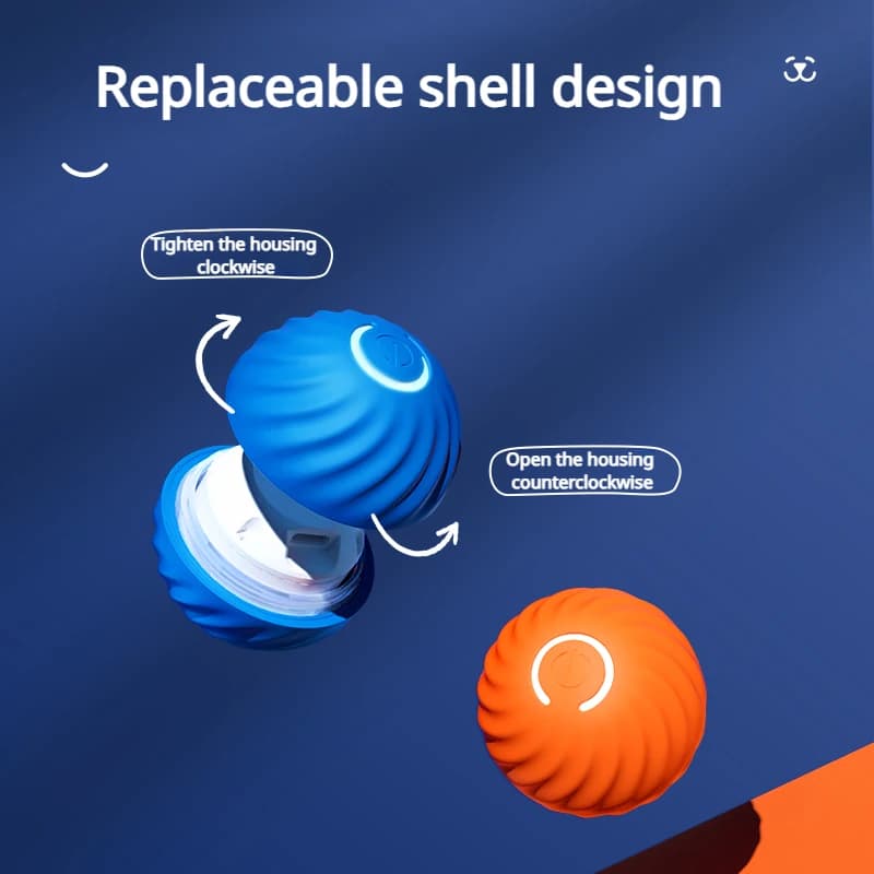 Smart Electric Ball Toy Gravity Jump Balls Dog Plaything USB Charging Automatic Teasing Dogs Artifact Intelligent Pet Cat Toys - 5