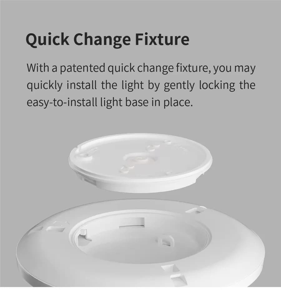 مصباح سقف ييليت الذكي LED RGB واي فاي 235c 300c قابل للتعتيم 2700K-6500K فائق النحافة تحكم صوتي يعمل مع تطبيق هوم كيت منزل مي - 6
