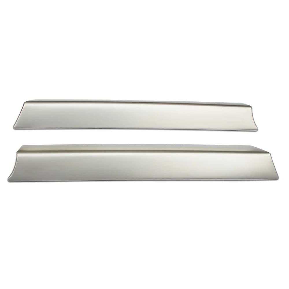 إكسسوارات عالية الجودة من الستانلس ستيل لحامل الأكواب وصندوق مسند الذراع لسيارات فولفو S60 /S60L/ V60/ XC60، تزيين فضي - 3