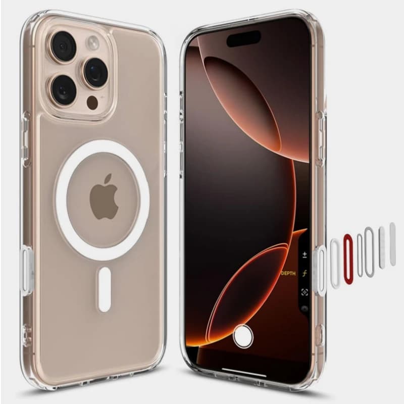Spigen For iPhone 17 Pro Max Air 16 Plus Case Ultra Hybrid MagFit TPU Covered Camera Control Anti Yellowing For Magsafe Cover