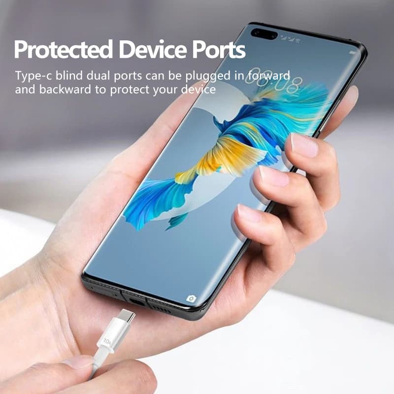 3PCS 100W 10A USB Type C USB Cable Super Fast Charing Line for Xiaomi Samsung Huawei Honor Quick Charge USB C Cables Data Cord - 2