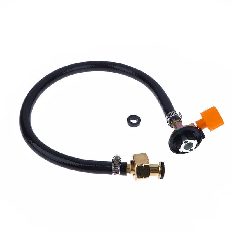  Gas Refill Pipe Tube Cylinder Gas Refill Adapter Leakproof Rubber Convertor Filling Tank Coupler Accessories Valve Braided Hose - 4