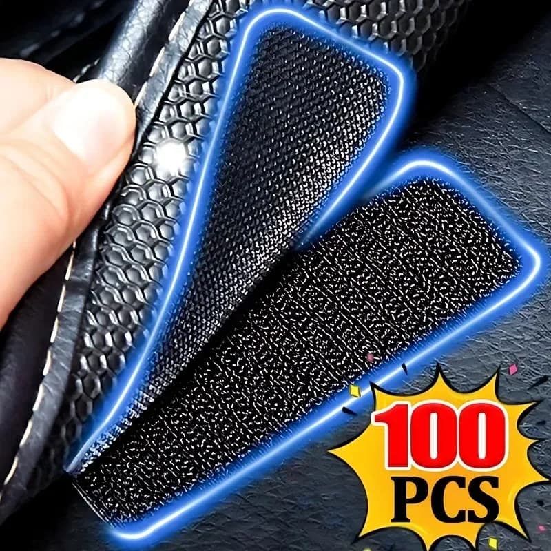 Carpet Fixing Stickers Double Faced High Adhesive Car Carpet Fixed Patches Home Floor Foot Mats Anti Skid Grip Tapes - 2