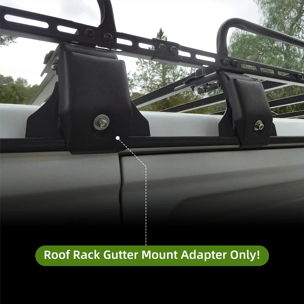 1Pc Universal Roof Rack Gutter Mount Adapter Car Roof Mount Bracket Auto Accessories - 5