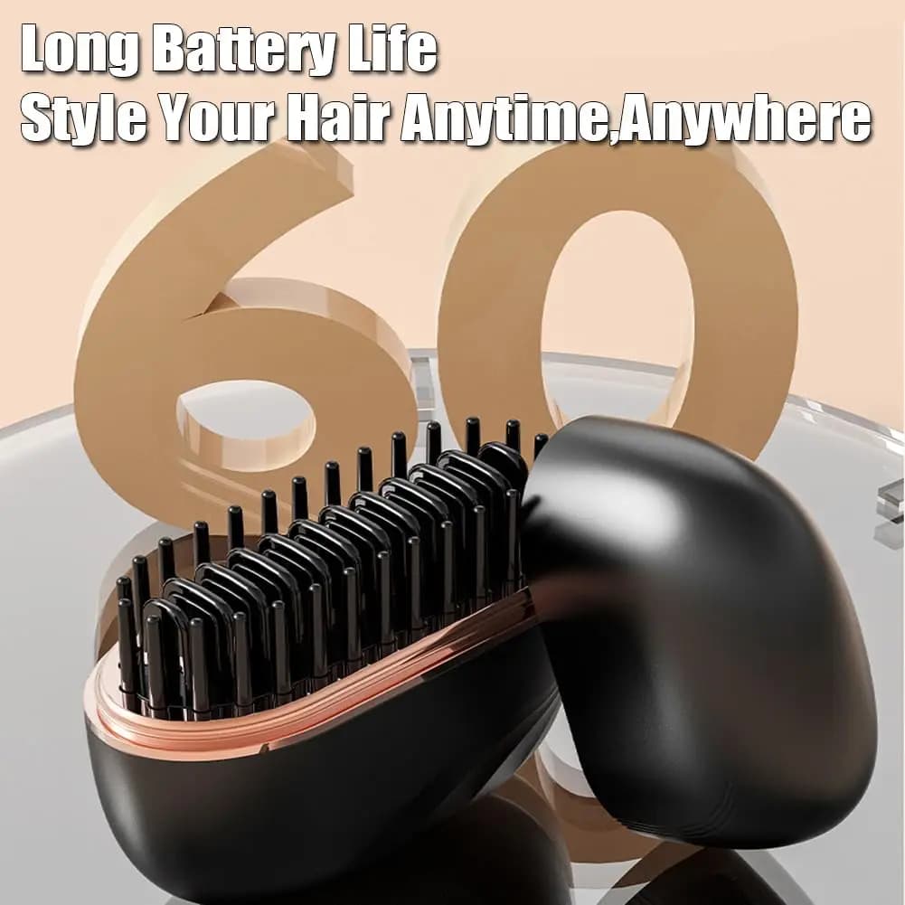 مكواة شعر صغيرة مع 3 مستويات تحكم في الحرارة، تسخين سريع وغلاف مضاد للحروق، خفيفة ومحمولة للسفر - 5