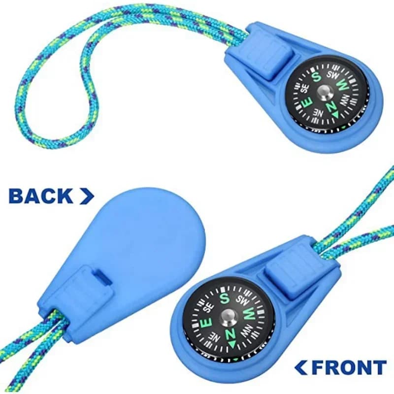 Mini Tactical Compass Outdoor Survival Tools Camping Hiking Travel Pocket Navigator Hunting Climbing Equipment Compass Keychain - 5
