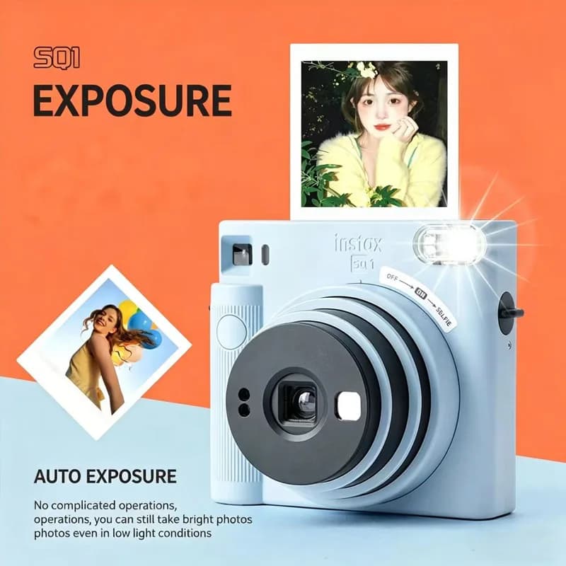 Classic Instax Mini Film Camera Fujifilm Instax SQUARE SQ1 Hybrid Instant Fim Photo Camera Color Instant Print Square Camera