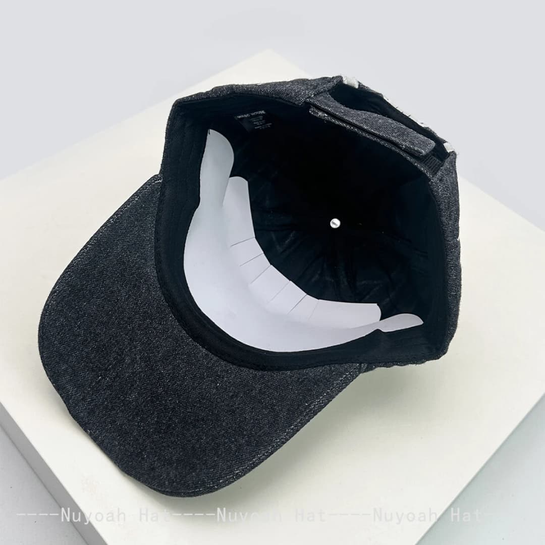 New Unisex Hip Hop Letter Flame Flag Baseball Hats Sunshade Personal Versatile Color Block Peaked Caps Niche Fashion Retro ins - 5
