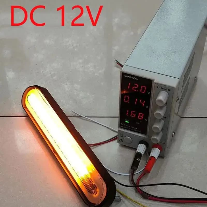 1PC/2PCS 12V Versatile Car Tail light Truck LED Turn Signal Lamp Stop Reverse Safety Indicator Taillight For Trailer lorry Van - 6