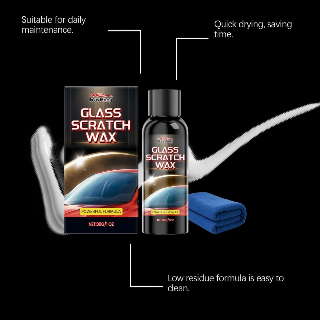 Windshield Scratch Remover Restoration Kit Car Glass Polishing Compound Effectively Remove Scratches Swirls Restore Clarity Visi - 4