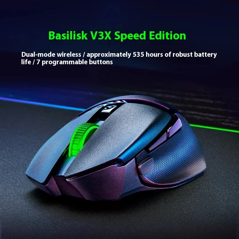 ماوس Razer Basilisk V3 إصدار احترافي سلكي ولاسلكي للألعاب الإلكترونية بسرعة قصوى لمعدات الكمبيوتر والمكتب - 5