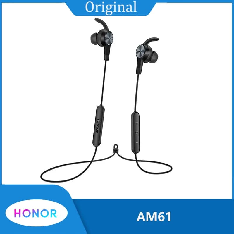 Original Huawei Honor xSport AM61 Earphone Bluetooth Wireless Connection with Mic In-Ear Style Charge Easy Headset for Sports