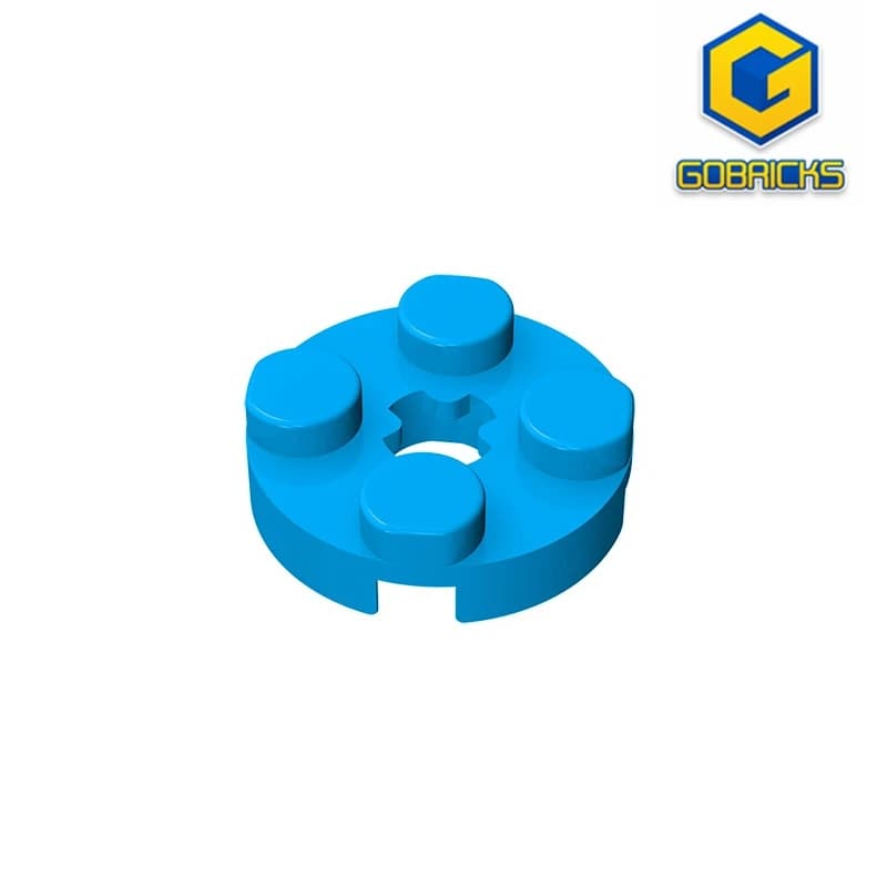 جブリكس 10 قطع/مجموعة MOC تجميع جسيمات 4032 لوحة دائرية 2 x 2 مع ثقب محور أجزاء مكعبات بناء أطفال دي اي واي ألعاب تعليمية