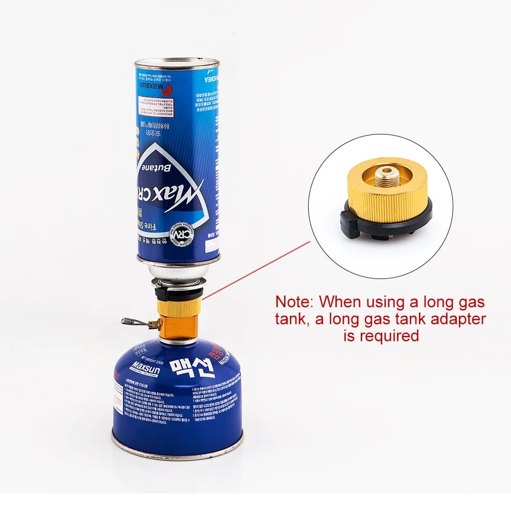 Widesea Camping Stove Propane Refill Adapter Gas Burner Gas Filling Butane Cylinder Tank LPG Saver Camping Equipment - 6