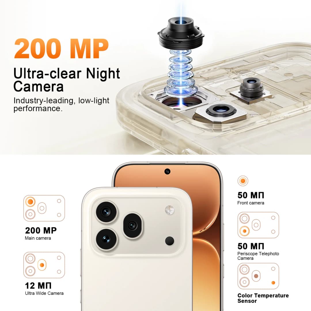 Global Version HONOR 600 Pro 6.57'' AMOLED Snapdragon 8 Elite 200MP OIS Camera 120X Zoom 7000mAh 80W Wired 50W Wireless Charging - 3