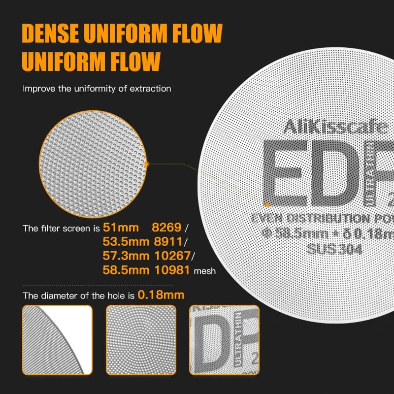 Alikisscafe Coffee Puck Screen Magnetic Espresso Filter 49.5mm 51mm 53.5mm 57.3mm 58.5mm Barista Portafilter Accessories Tools - 3