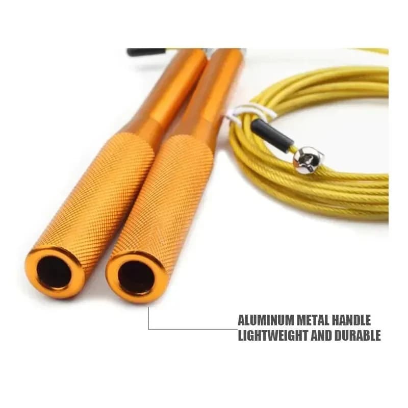 Speed Jump Rope Men Women Kids Gym Workout Equipment Steel Wire Bearing Adjustable Fitness Training Tool Multiple Color - 2
