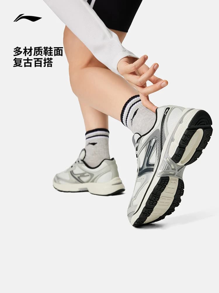 Li Ning Besturn P1000 | Women's lightweight shock-absorbing, rebounding, breathable, retro and trendy versatile running shoes - 2