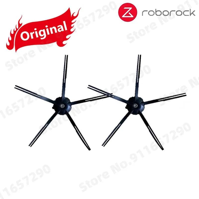 Original Roborock S5 Max / E4 / E5 / S45 Max / S6 MaxV Detachable Main Brush Silicon Side Brush Washable Filter Accessories - 5