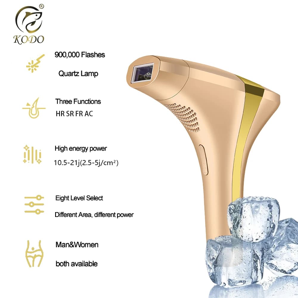 KODO 2026 High-end customization ice Laser Hair removal Laser Epilator Permanent IPL Painless Photoepilator 4 in 1 face and body - 3