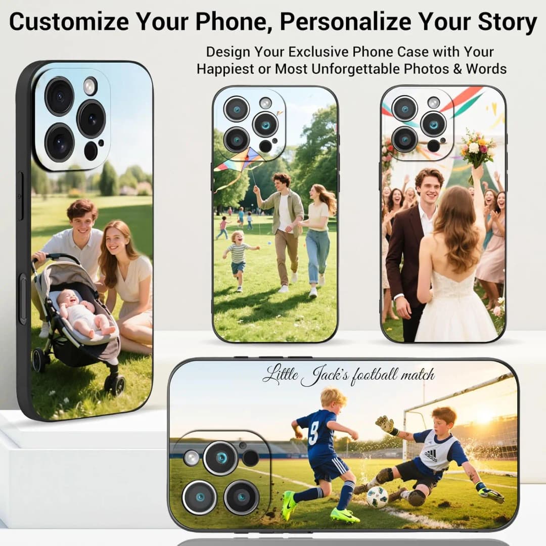 Custom Matte Case For iPhone 17 16 15 14 13 12 11 Pro Max Mini SE XS XR 7 8 Plus DIY Personalized Photo Picture Soft Cover Funda - 4