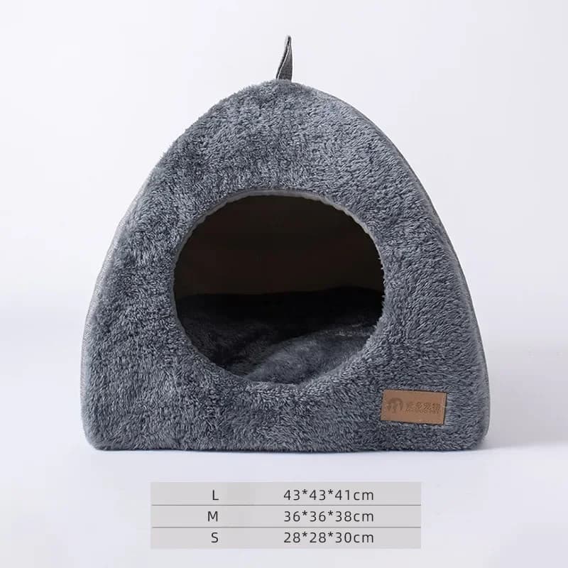 New Triangle Cat Nest Closed Cat House Pet Nest Warm and Thickened Deep Sleep Dog Nest Pet Supplies Closed Cat bed cat tents - 6