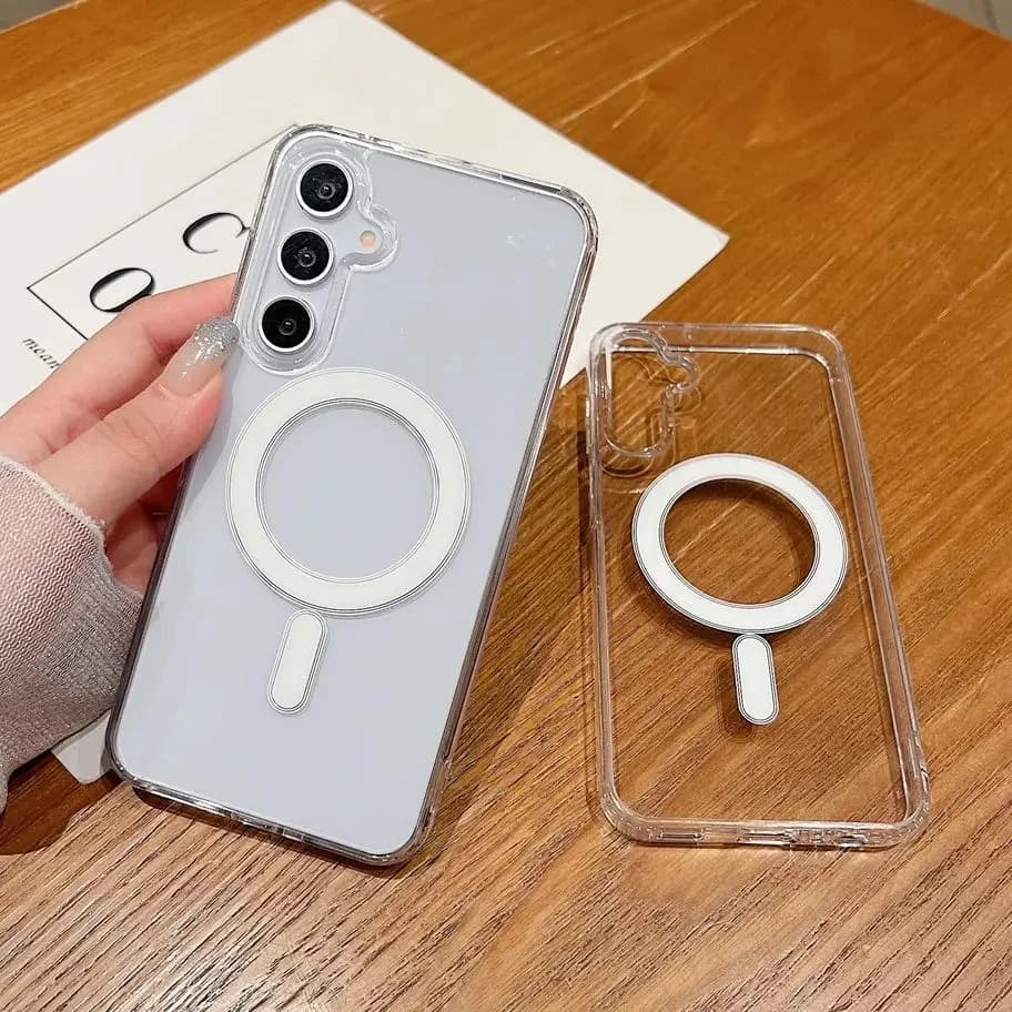 غطاء هاتف مغناطيسي من السيليكون، مناسب لـ Samsung A17-S22، متوافق مع 5G - 6