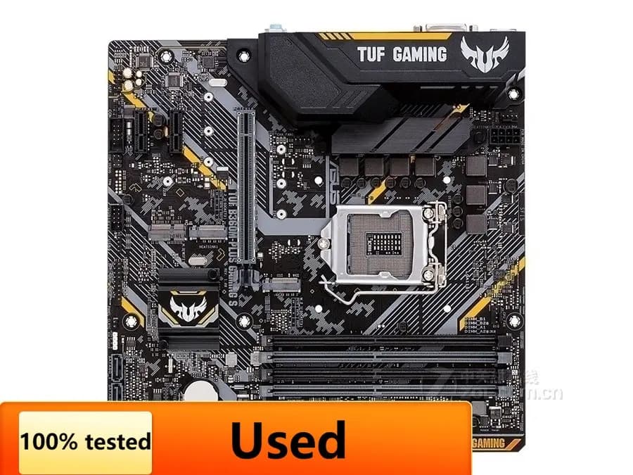 ASUS TUF B360M-PLUS GAMING S GAMING Motherboard Intel LGA1151 DDR4 Max 64GB Intel B360 chipset Micro ATX Used