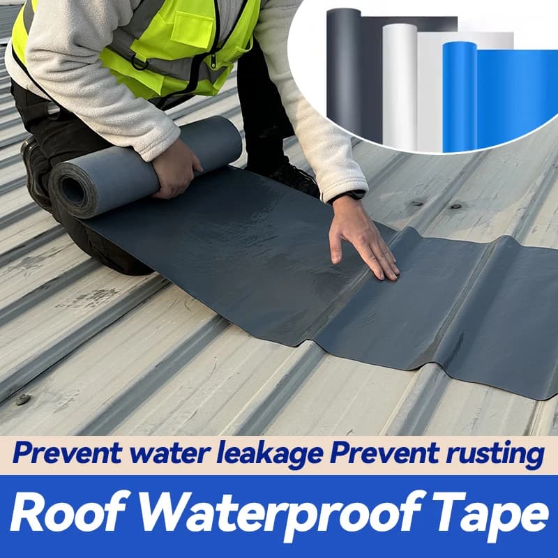 industrial metal roof waterproof tape,Self-adhesive waterproof and heat-resistant tape,waterproof film,roof waterproof tape - 5