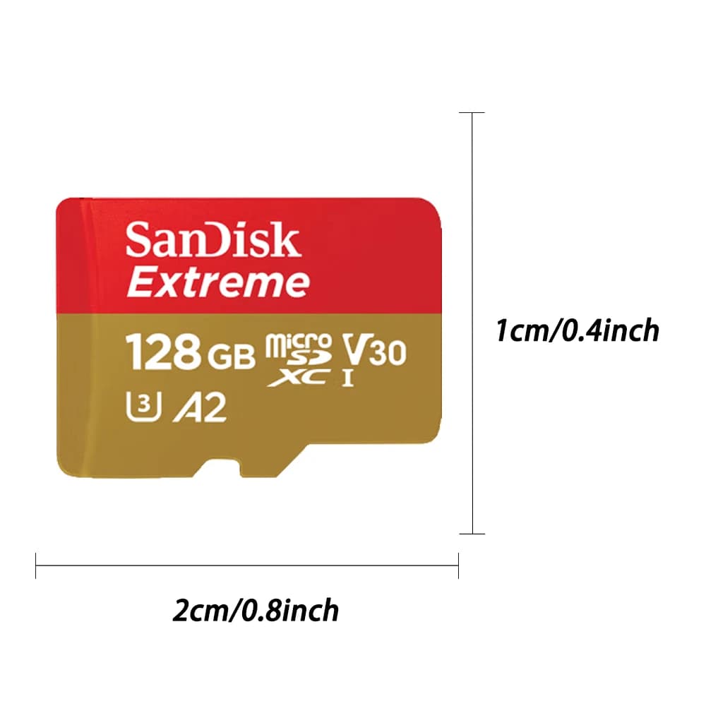 Sandisk Ultra Micro SD Card 128gb 256gb U3 4K V30 A2 Class 10 UHS-1 flash card 512GB 64GB 1TB microSD/TF Card For Phone camera - 3