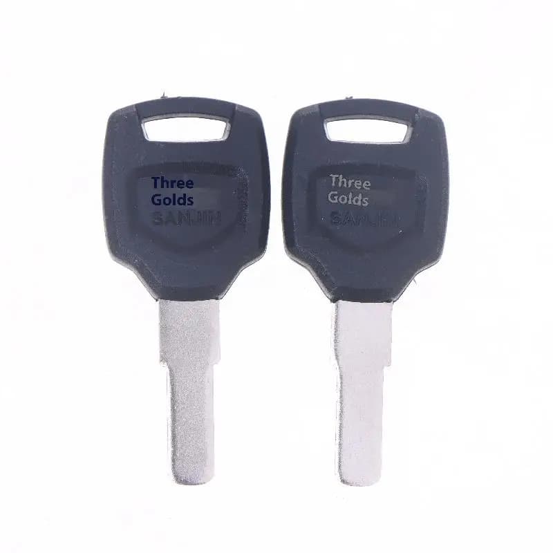 2/10 قطع صندوق علوي للدراجة النارية صندوق أدوات تخزين الأمتعة ملحقات نسخة من مفتاح الجنين مفاتيح خشنة غير مقطوعة الفراغات