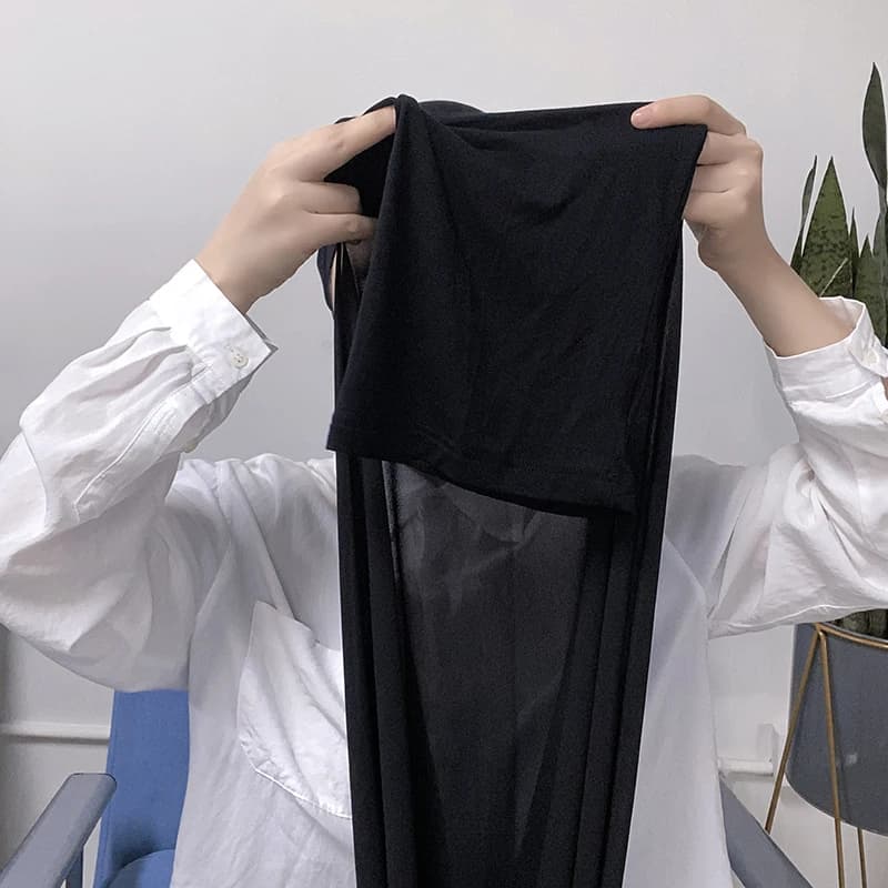 بونيه نسائي إسلامي + شال شيفون، غطاء رأس داخلي سريع، عصابة رأس حجاب مطاطية، غطاء رأس توربان - 4