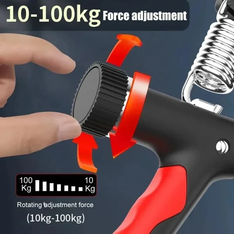 10-100Kg Strengthen Hand Grip Set Wrist Expander Finger Exerciser Forearm Muscle Recovery Fitness Gym Training Hand Gripper Gift - 2